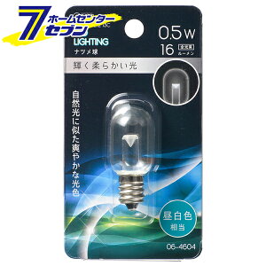 �I�[���d�@ LED�i�c���������p T20/E12/0.5W/16lm/�N���A�����F06-4604 LDT1N-H-E12 13C[LED�d���E����:LED�d�������p]