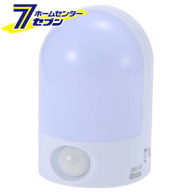オーム電機 LEDセンサーナイトライト 人感 白色LED07-1040 OSC-10T[電池式ライト:ナイトライト電池式]