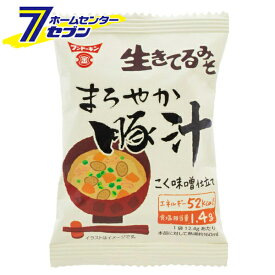 【ポイント10倍】フンドーキン醤油 【ケース販売】 フリーズドライ 生きてるまろやか豚汁 （12.4g×10個入×8箱） [具だくさん豚汁 インスタント 即席 みそ汁 味噌汁 簡単 乾燥タイプ まとめ買い レトルト]【ポイントUP:2024年6月4日 20:00から 6月11日 1:59まで】