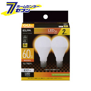 Gp LEDd 2Zbg ~jNvg` E17 dF LDA7L-G-E17-G4106-2P [60W` S760lm]