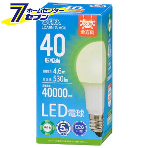 LED�d�� E26 40�`���� �����F �i�i�ԁj06-5514 LDA5N-GAG6 [LED�d���E����:LED�d����ʌ` �I�[���d�@]