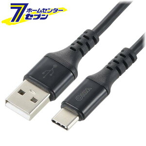 AudioComm_Type-C�P�[�u�� USB-A to USB-C 1m �u���b�N [�i��]01-7131 SMT-L10CAS-K [[�p�\�R���E�X�}�z�֘A:USB�P�[�u��] �I�[���d�@]