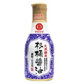 マルシマ 天然醸造 杉桶醤油 デラミボトル 200mL×4本 1280【メーカー直送：代金引換不可：同梱不可】【北海道・沖縄・離島は配達不可】