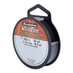 Beadalon(�r�[�_����) WildFire (���C���h�t�@�C���[) �r�[�Y�X�e�b�`��p�� �u���b�N 0.15mm�y�z�����@:���[����/�����s��/����s��/�����w��s�z�y�k�C���E����E�����͔z�B�s�z