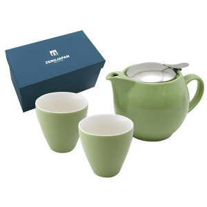 ZERO JAPAN ユニバーサルティーポット3人用+ティーカップトール×2 ZG-002 AR・アーティチョーク【メーカー直送:代金引換不可:同梱不可】【北海道・沖縄・離島は配達不可】