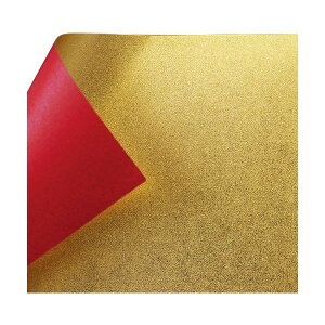 金箔両面和紙 単色 25cm 赤 10枚入 No.7023 1 セット【メーカー直送:代金引換不可:同梱不可】【北海道・沖縄・離島は配達不可】