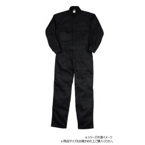 クレヒフク T/Cツナギ ブラック S 112【メーカー直送:代金引換不可:同梱不可】【北海道・沖縄・離島は配達不可】