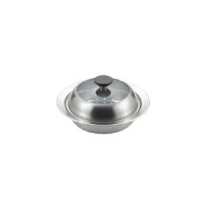 見える! お鍋用蒸し器 18〜20cm用 YJ3625【メーカー直送:代金引換不可:同梱不可】【北海道・沖縄・離島は配達不可】