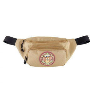 トムとジェリー シリコンアップリケ付ボディバッグ ベージュ F231055-21【メーカー直送:代金引換不可:同梱不可】【北海道・沖縄・離島は配達不可】