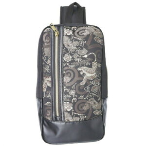 大西賢製販 Ripple 金襴ボディバッグ 龍虎 B45-KBB01【メーカー直送:代金引換不可:同梱不可】【北海道・沖縄・離島は配達不可】