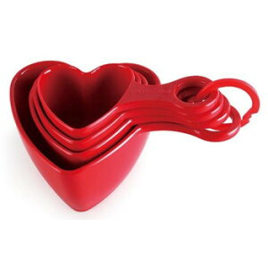 佐藤金属興業 SALUS ハート 計量カップ 4pcs【メーカー直送:代金引換不可:同梱不可】【北海道・沖縄・離島は配達不可】