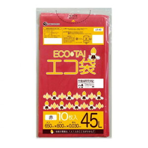 ECO TAI�@�G�R�܁@45L LR-40 ���b�h 10��×60���y���[�J�[�����F��������s�F�����s�z�y�k�C���E����E�����͔z�B�s�z