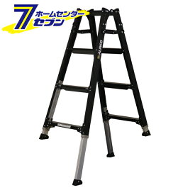 アルインコ 脚立 4段 PRW-120BK はしご兼用脚立 伸縮脚付 幅広 ブラック アルミ [alinco はしご ハシゴ 梯子 黒 black prw120bk]【hc9】