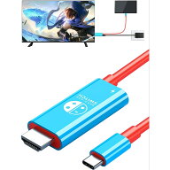 Switch 2 / Switch / Switch OLED対応 USB-C HDMI変換ケーブル 2m TV出力 PD給電 1080P 4K60Hz対応 ドッ…
