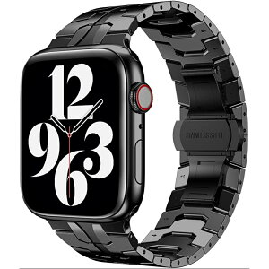 【スーパーセール:50%割引】Apple Watch コンパチブル バンド 44mm 42mm 38mm ステンレス製 ダブルプレスロック 男女対応 アップルウォッチ バンド ビジネススタイル 軽量 Apple Watch series 7/6/SE/5/4/3/