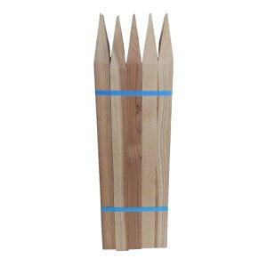 国産 杉 角杭 束売り 10本入 H750mm×45mm×45mm エクステリア 木材 杭
