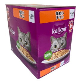 マースジャパン カルカン パウチ 味わいチキン 60g×12袋入 とろみ仕立て キャットフード ウェット