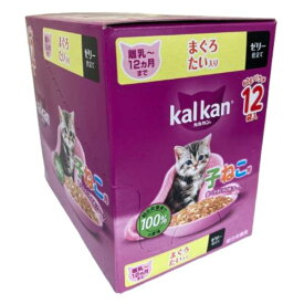 カルカン パウチ 子ねこ用 まぐろ たい 60g×12袋入 ゼリー仕立て キャットフード 猫用 ウェット マースジャパン