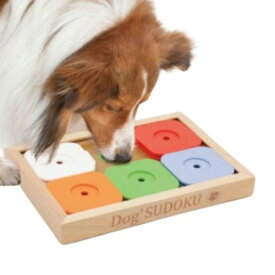 Dog SUDOKU スライドパズル カラフル アドバンス 犬用玩具 日本育児 犬用おもちゃ パズル型 知育トイ 知育玩具