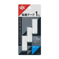粘着フック 小 3個入り ホワイト H00431 レック 粘着テープタイプ 強力 耐荷重1kg