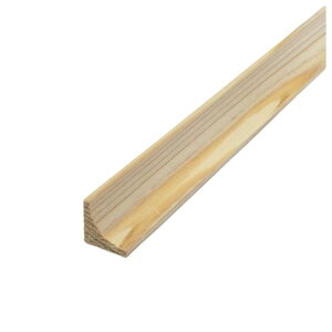 【配送不可|店頭受取限定】 杉 モールディング 入隅 約幅15mm×高さ15mm×長さ2950mm 国産 和室造作部材