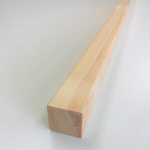 【配送不可|店頭受取限定】 赤松KDプレーナー上小無地 厚み30mm 幅30mm 長さ1985mm 木工 リフォーム 無塗 面取り (カット可)