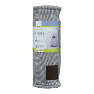 �y�󂠂�z�A�[�� �ۂ��Ɛ􂦂�L�b�`���}�b�g 45×180cm �O���[ WM-101 �䏊�}�b�g