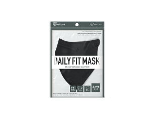 DAILY FIT MASK ���� �ӂ��T�C�Y 5���� RK-F5SBK �u���b�N �A�C���X�I�[���} �s�D�z �}�X�N