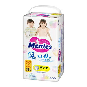 花王 メリーズ エアスルー パンツ ビッグサイズ 38枚 ベビー用 紙おむつ