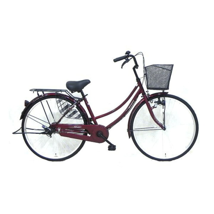 楽天市場】【配送不可｜店頭受取限定】 自転車 260 軽快 LED マルーン 