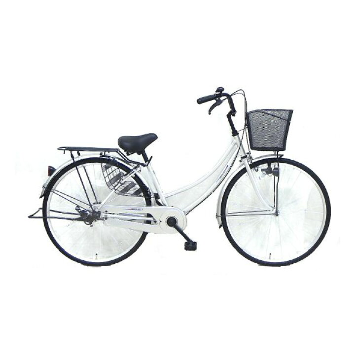 楽天市場】【配送不可｜店頭受取限定】 自転車 260 軽快LED シルバー 