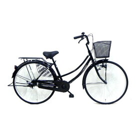 【配送不可｜店頭受取限定】 自転車 260 軽快 LED ブラック 26インチ 変速機なし 福栄商会