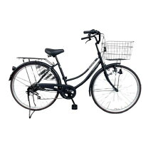 楽天市場】シティサイクル ギア付（カラーブラック）（自転車 