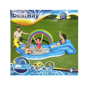 y󂠂z Bestway C{[VCvCZ^[ v[ rj[v[ TCY 257×145×91cm xXgEFC