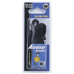 ELPA �����d�� �e���r�C���z�� �� 3m RE-03(BK) 3.5�� �~�j�v���O �e���r�p �u���b�N