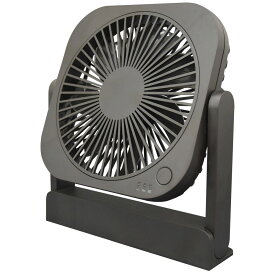 TOPLAND どこでもFANTASTIC コンパクト ブラウン SF-DF25 BR 小型 卓上 携帯扇風機 ミニ扇風機