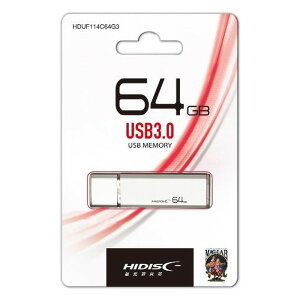 HIDISC USB 3.0 tbVhCu 64GB Vo[ Lbv HDUF114C64G3 C USB[
