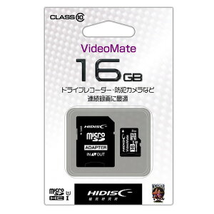 C Video Mate microSDJ[h16GB HDMCSDH16GCL10VM