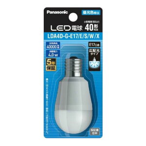 �y�󂠂�z E17 �L�z�� D�F 40�^ LDA4DGE17ESWX LED �d�� �Ɩ� �֋� �p�i�\�j�b�N