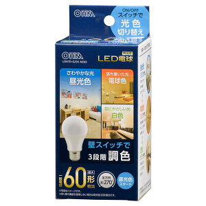 �y�󂠂�z �I�[���d�@ OHM LED�d�� E26 �����F�X�^�[�g ���F LDA7D-G/CK AG93