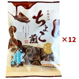 【まとめ買い×12袋セット】 宮田製菓本舗 ちょこ煎 90g お菓子 おやつ チョコレート 煎餅 せんべい チョコ煎 ちょこせん チョコせん