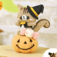 【アフタークーポン配布中！】羊毛フェルト キット セール ハマナカ りすのハッピーハロウィン 日本製 ハ…