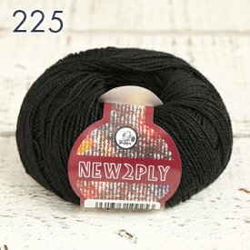 毛糸 極細 パピー ニュー2PLY 日本製 ウール 防縮加工 秋冬毛糸 かぎ針 棒針 ニット 手編み 編み物 レディース 手芸 ハンドメイド 手作り 帽子 マフラー スヌード ストール セーター ベスト