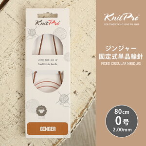 �y6/1�͓��X�|�C���g11�{�I�zKnitPro �j�b�g�v�� GINGER �W���W���[ �Œ莮�P�i�֐j 80cm 2.0mm 0�� �P�i�֐j �ւ΂� �҂ݐj KnitPro �j�b�g�v��