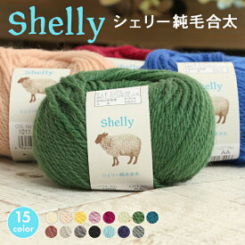 【SSアフタークーポン配布中！】毛糸 合太 スキー毛糸 シェリー純毛合太 中国製 毛糸 セール 秋冬毛糸 ウール 棒針 かぎ針 ニット レディース 手芸 ハンドメイド 帽子 バッグ マフラー スヌード セーター ベスト
