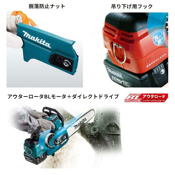 楽天市場】【即納在庫品】 マキタ 充電式チェンソー (バッテリー・充電 