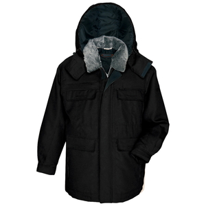 アイトス エコ防寒コート（男女兼用） カラー：ブラック サイズ：5L （ボウカンコート） ［8280ー010］のサムネイル