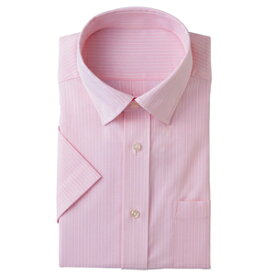 アイトス 半袖カッターシャツ カラー：ピンク サイズ：M （ハンソデカッターシャツ） ［43070ー060］