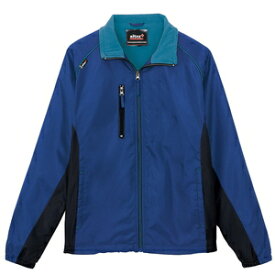 アイトス 裏フリースジャケット（男女兼用） カラー：ブルー サイズ：LL （ウラフリースジャケット） ［50111ー006］