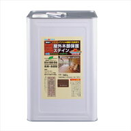 アトムハウスペイント 水性ウッドエバープロテクト オールナット 14L